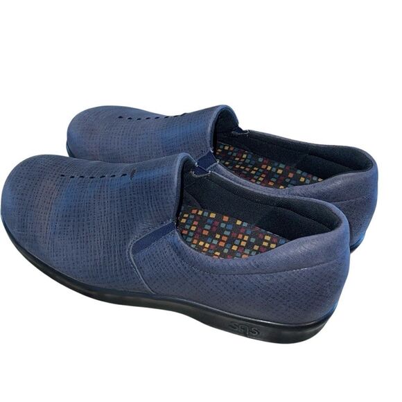 Sas Womens Viva Tripad Comfort Slip On Loafer Walking‎ Shoes Navy Blue Size 9.5 - Picture 2 of 8
